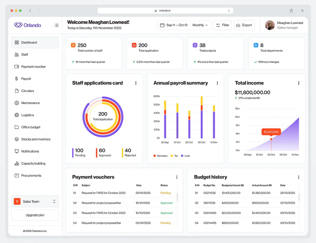 Custom ERP System